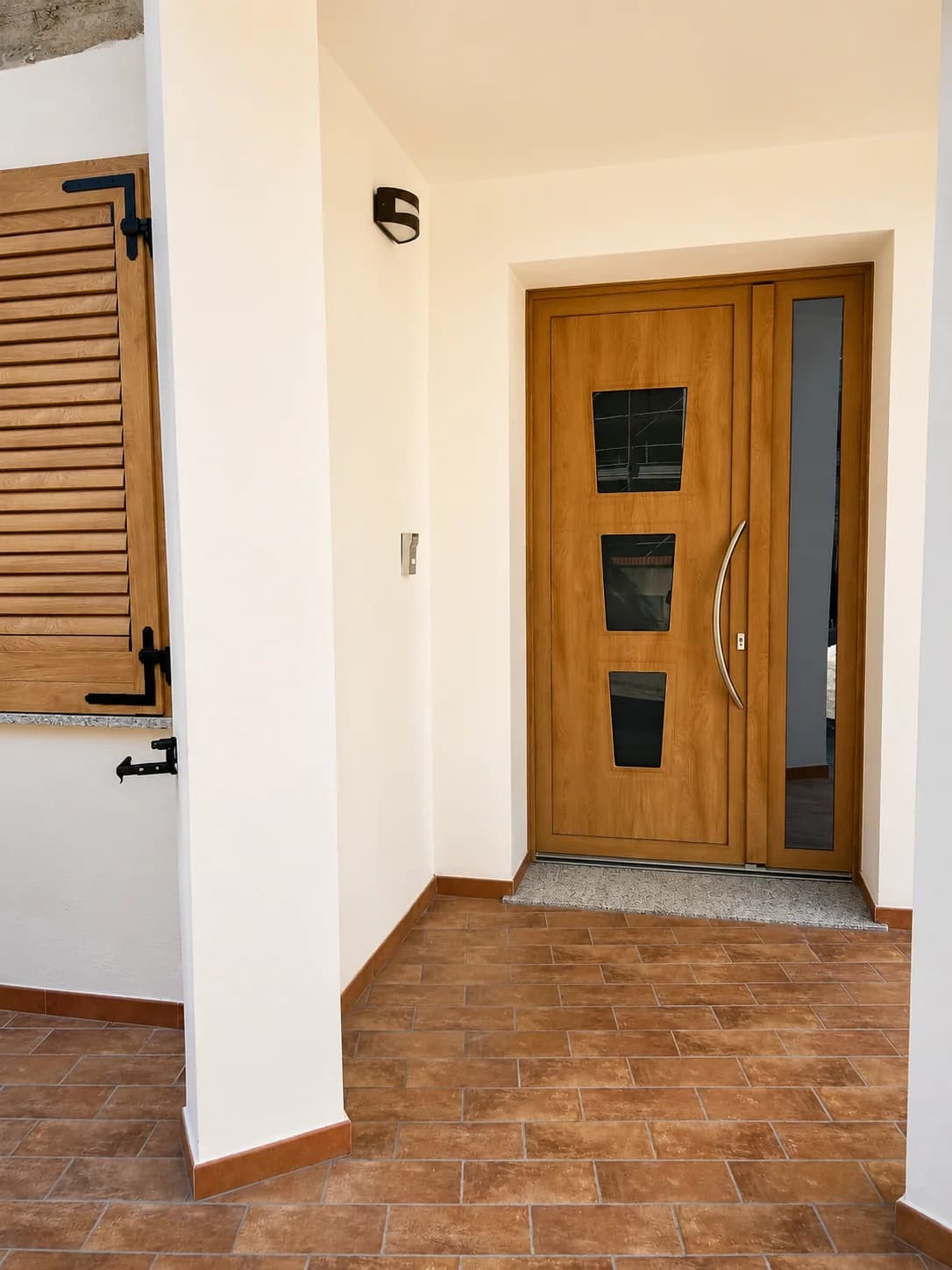 Portoni e porte esterne per sicurezza, isolamento e cura dell’ingresso.: prodotto da valutare in showroom