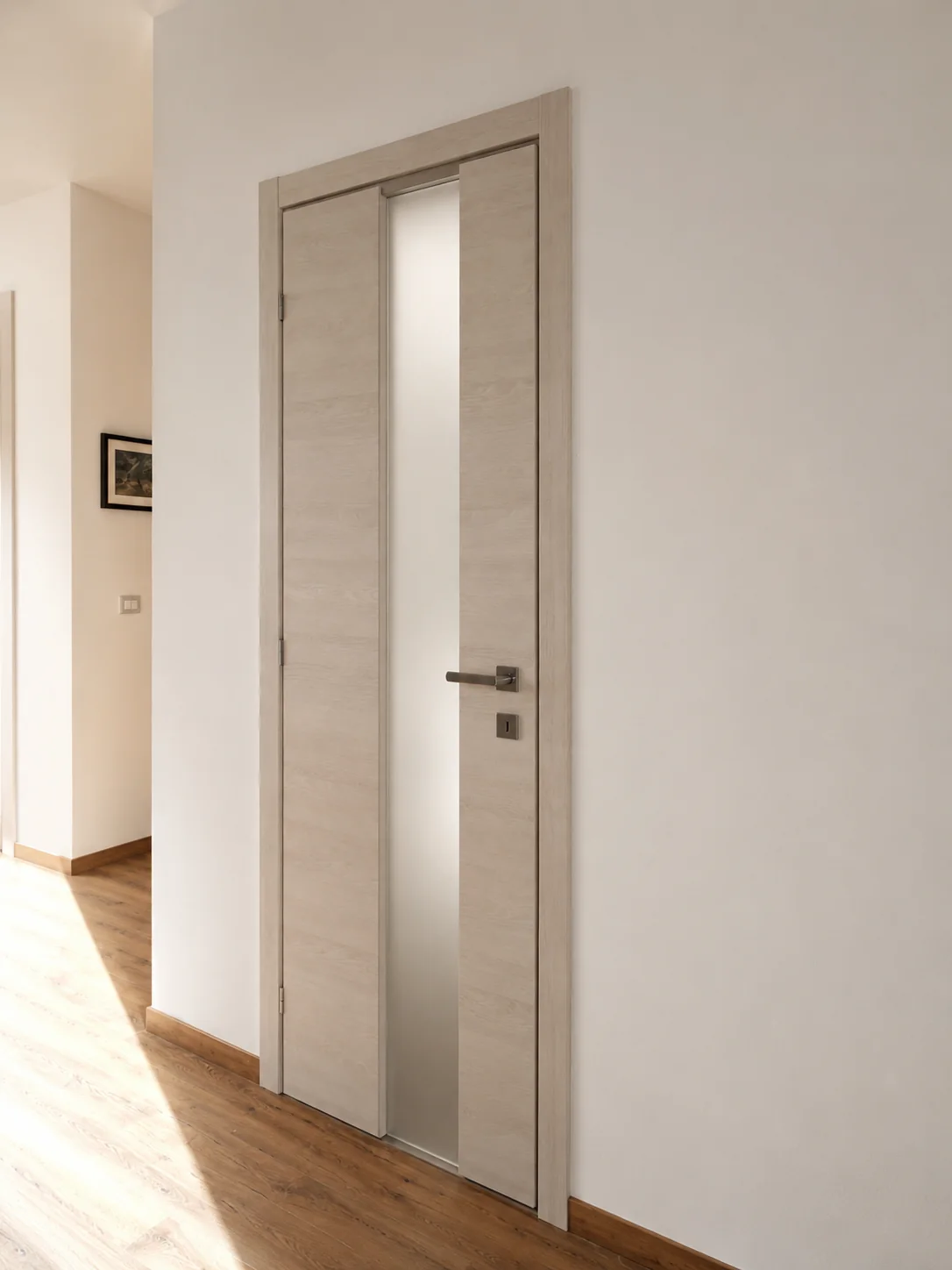 Porte interne: aperture e finiture da scegliere dal vivo.: dettaglio da valutare in showroom