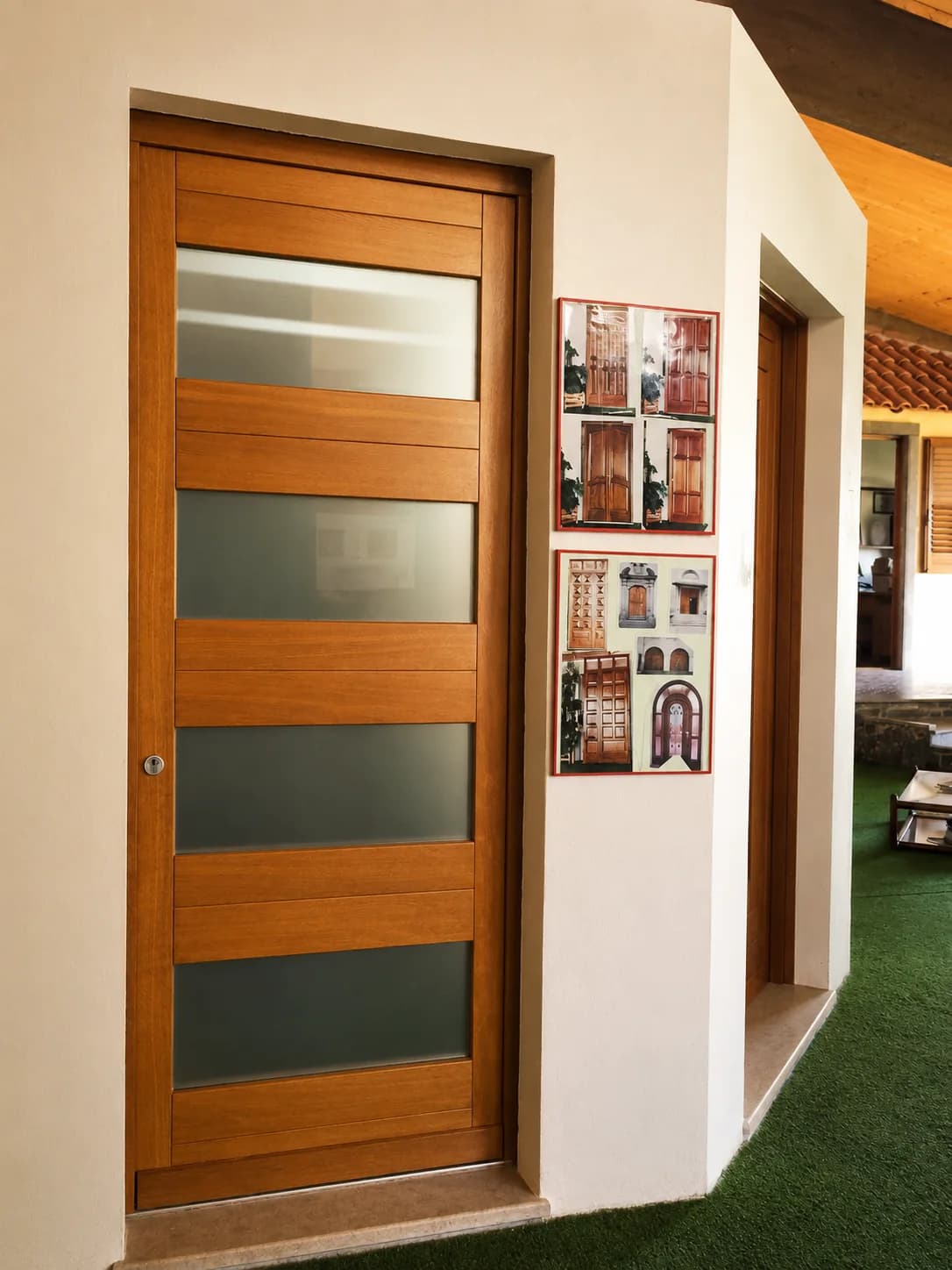 Interno dello showroom Centro Infissi Ledda