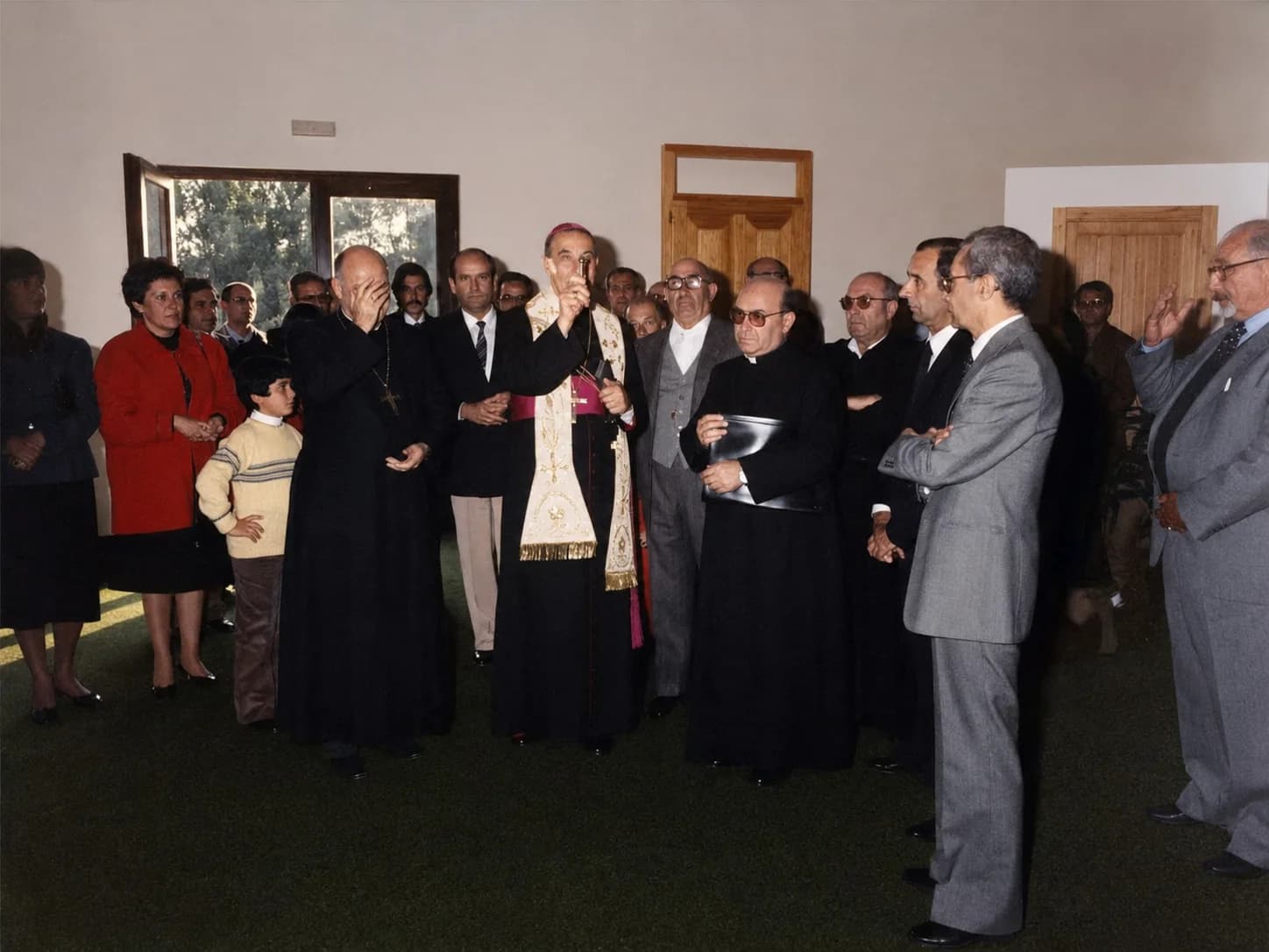 Momento storico dell’inaugurazione Centro Infissi Ledda
