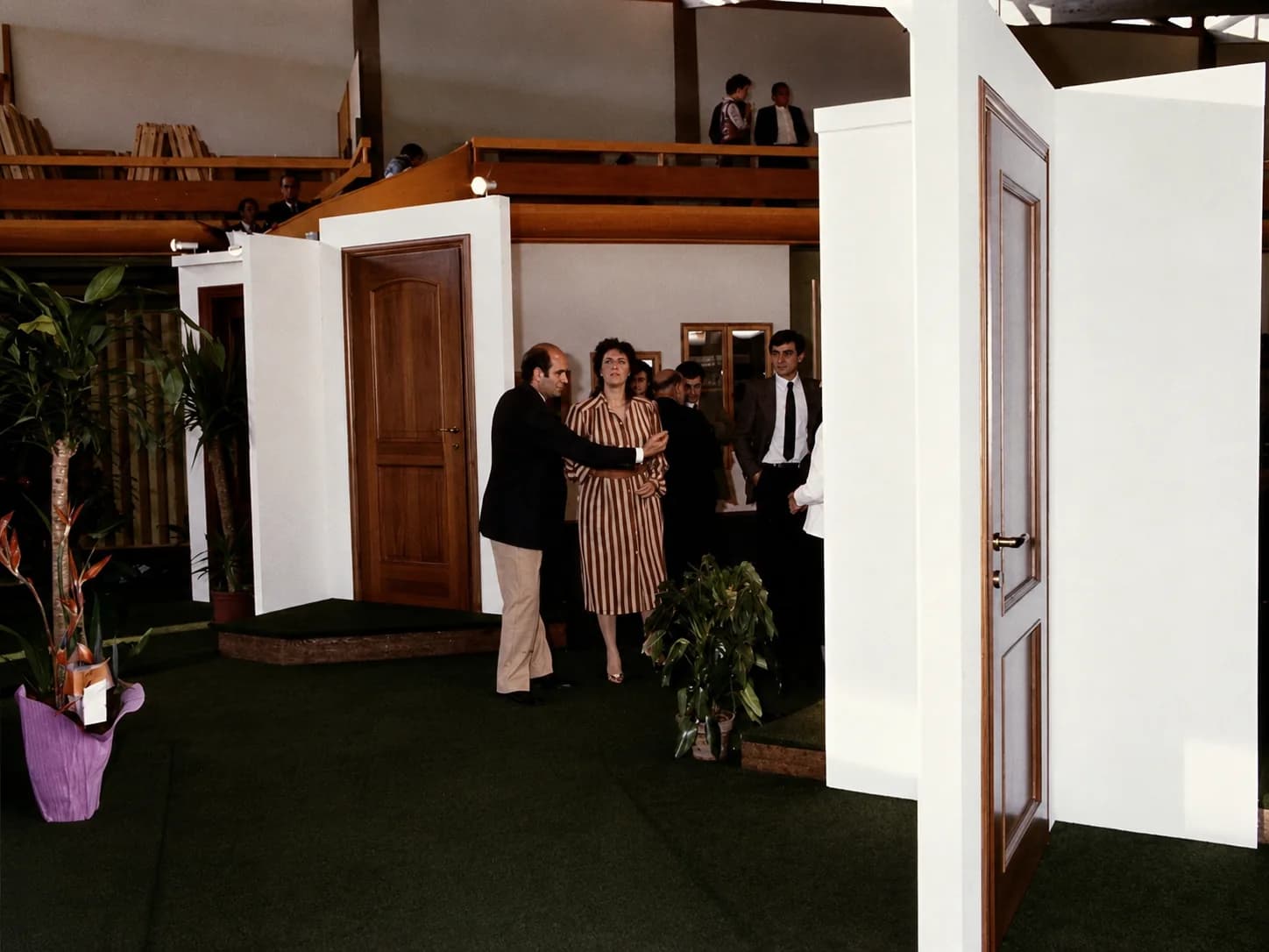 Foto d’archivio dell’inaugurazione Centro Infissi Ledda
